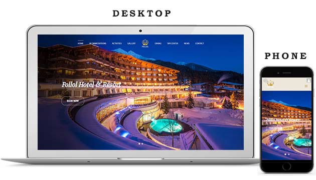 Hotel Website Design